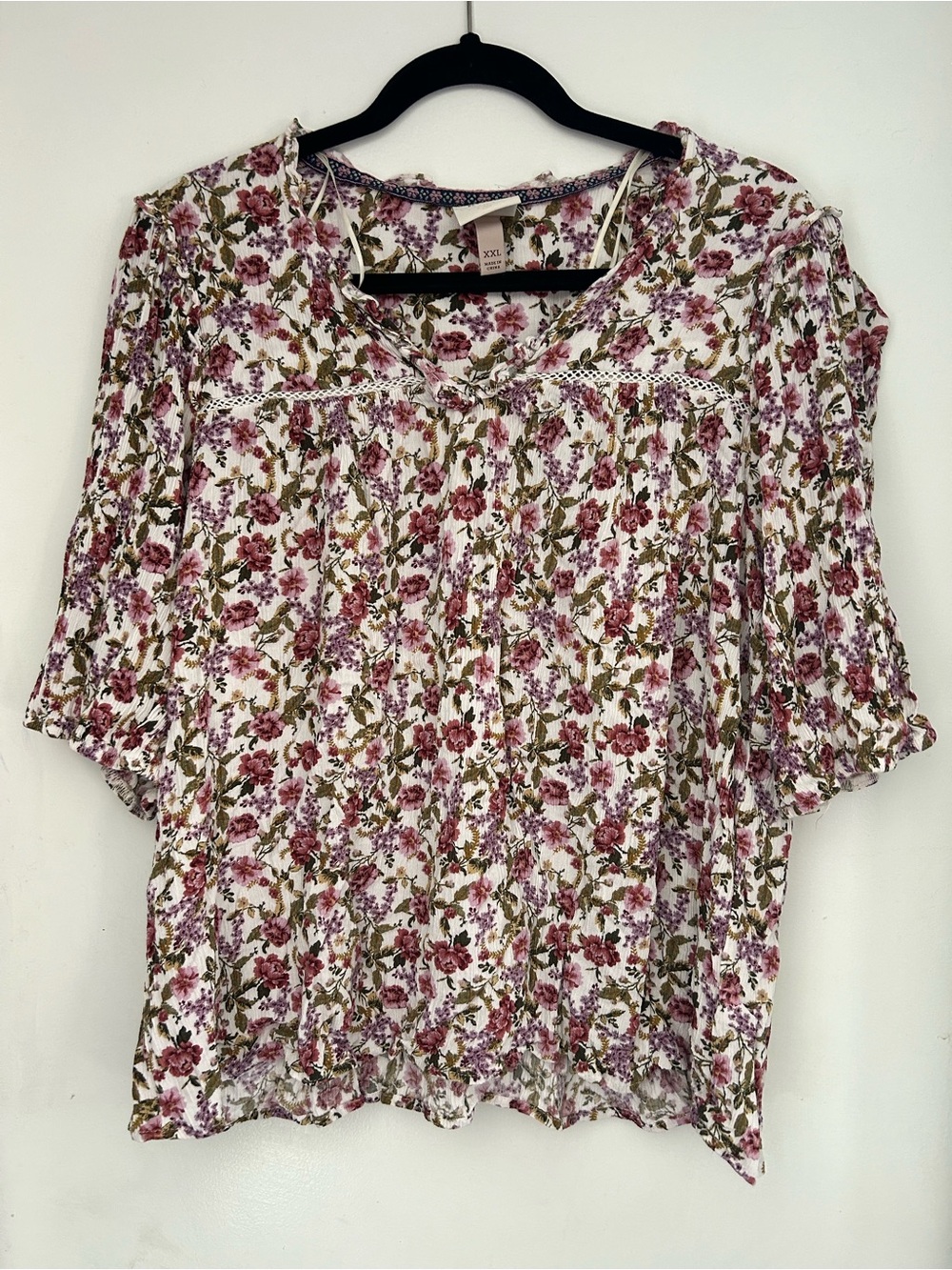 KNOX ROSE - SS Floral Blouse